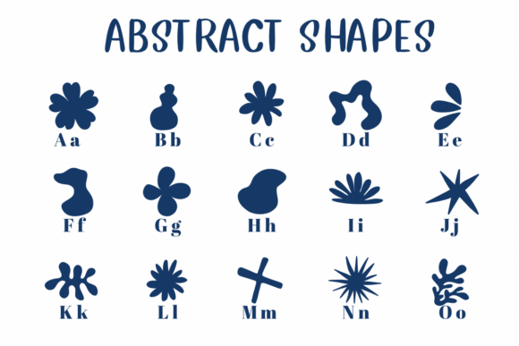 Abstract Shapes Font - Preview 1
