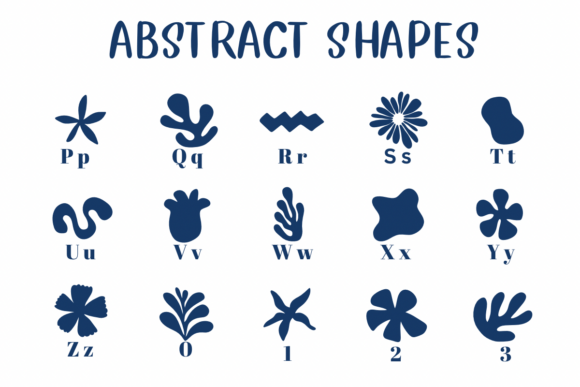 Abstract Shapes Font - Preview 2