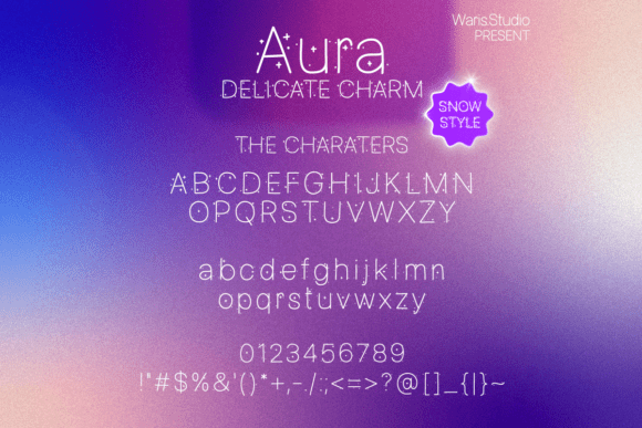 Aura Font - Preview 3