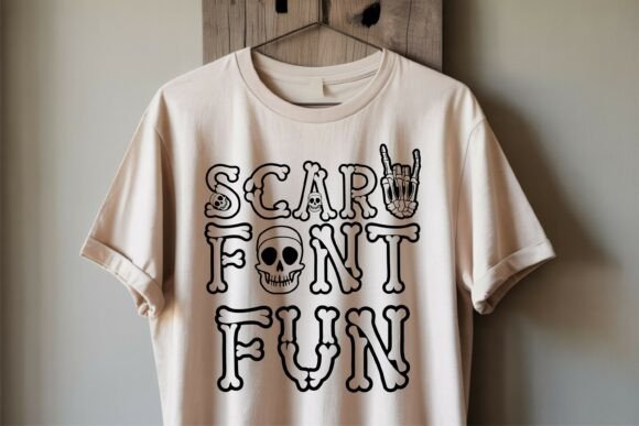 Bone Outline Font - Preview 5