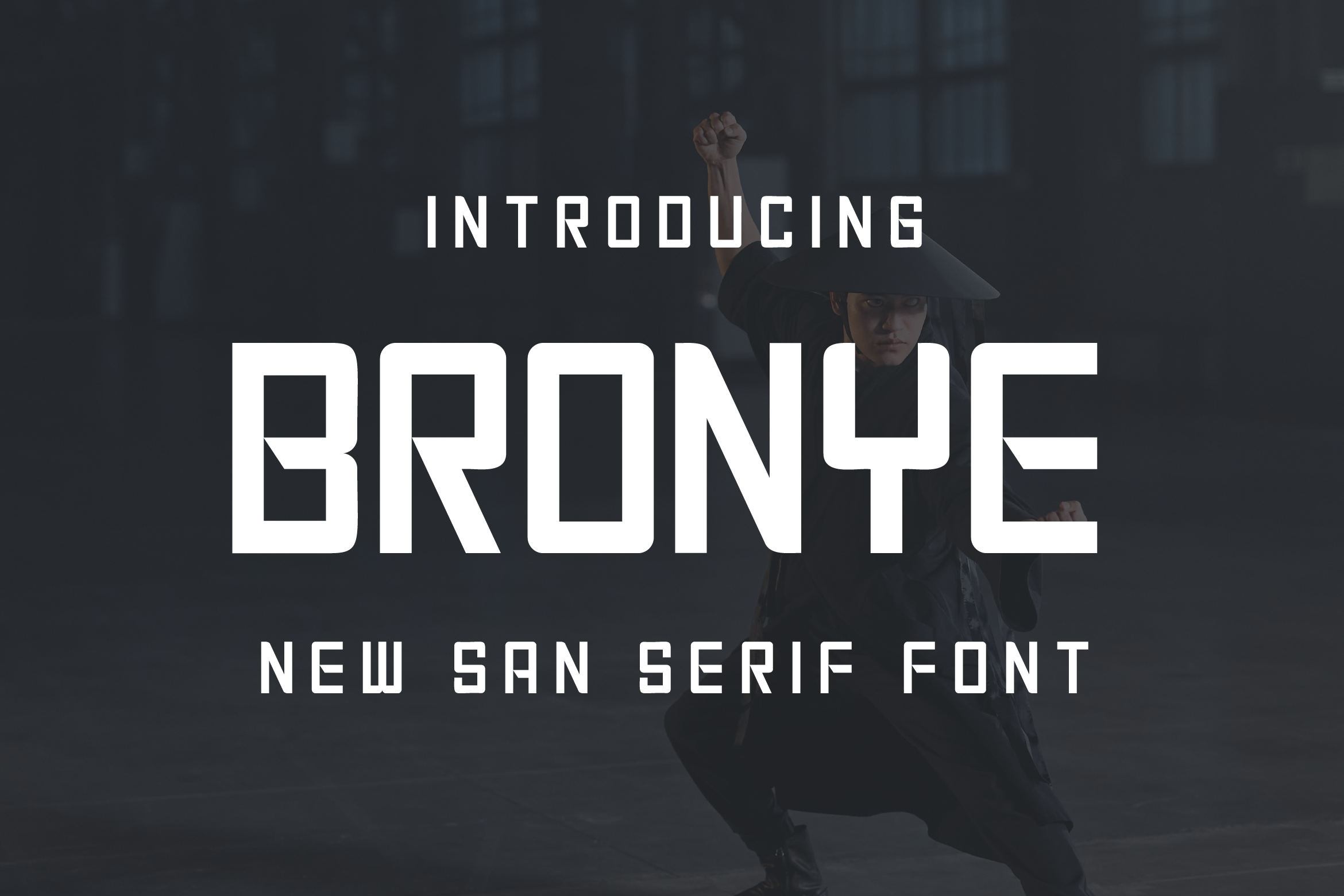 Bronye font preview