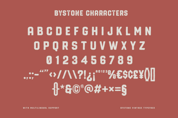 Bystone Font - Preview 6