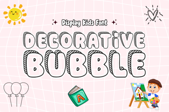 Children Hobbies Font - Preview 1