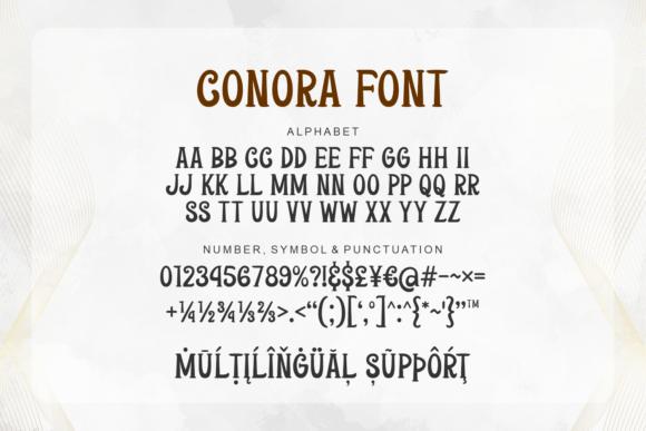 Conora Font - Preview 5