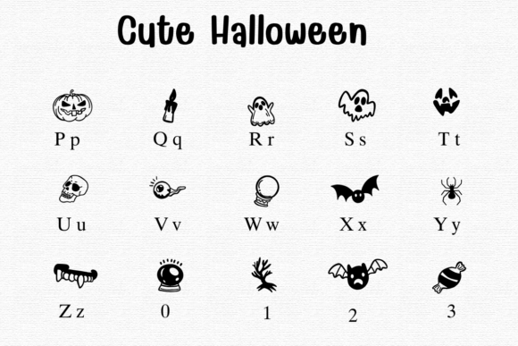 Cute Halloween Font - Preview 2