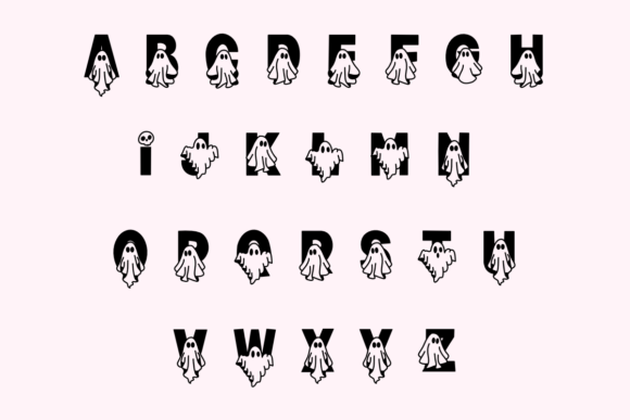 Cute Ghost Font - Preview 1