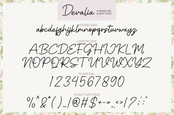 Devalia Font - Preview 6