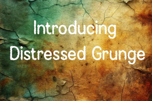 Distressed Grunge Font - Preview 1