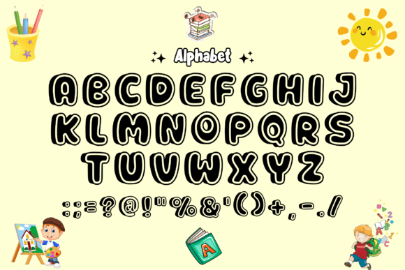 Fantasy School Font - Preview 3