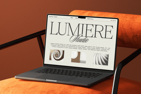 Fluneta Font PNG with transparent background - Preview 1