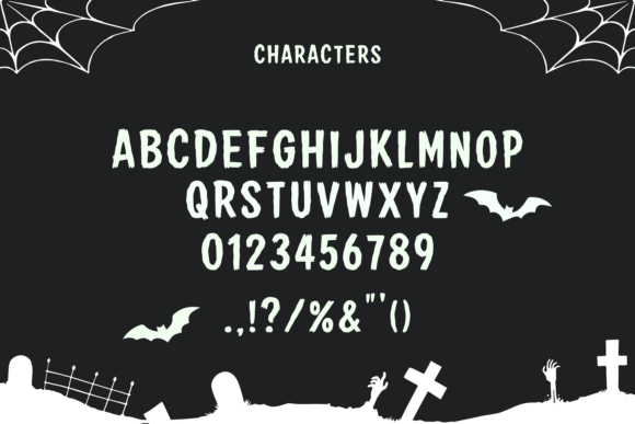Happy Scary Halloween Font - Preview 1