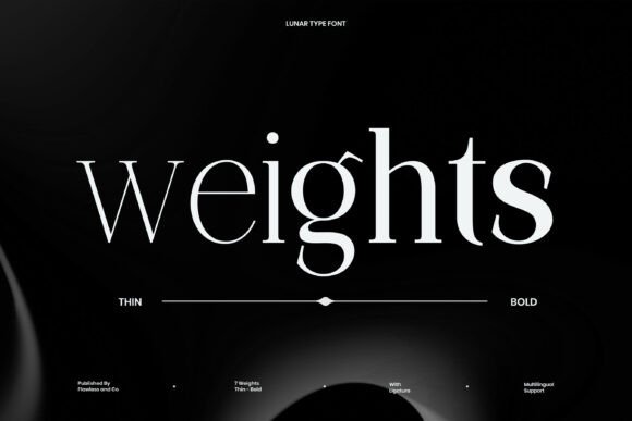 Lunartype Font PNG with transparent background - Preview 3