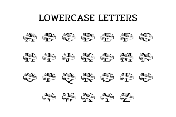 Macabre Halloween Font PNG with transparent background - Preview 5