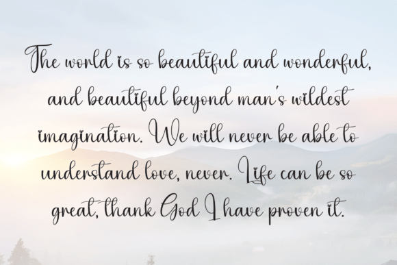 Mothersday Font PNG with transparent background - Preview 5