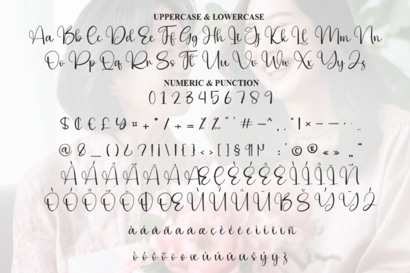 Mothersday Font PNG with transparent background - Preview 6