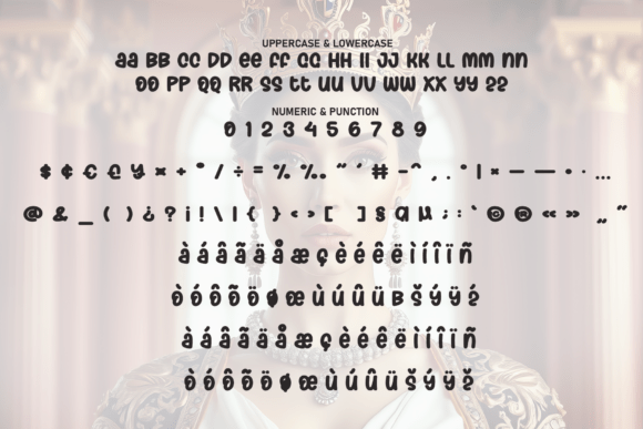 Queen Disney Font PNG with transparent background - Preview 6