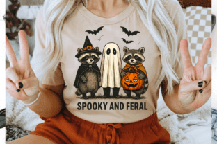 Raccoon Spooky and Feral Png, Halloween Graphic by Hello December ...
