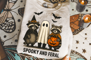 Raccoon Spooky and Feral Png, Halloween Graphic by Hello December ...