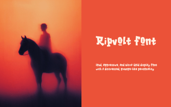 Ripvolt Font PNG with transparent background - Preview 1