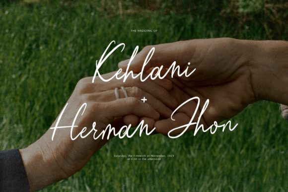 Sekar Wangi Font Font font preview - 1