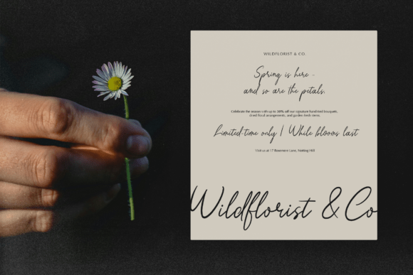 Sekar Wangi Font Font font preview - 2