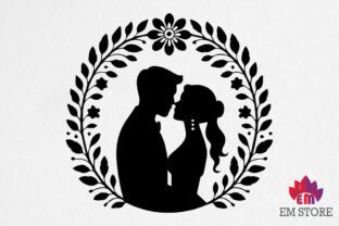 Wedding SVG Bundle - Bride and Groom Graphic by EM STORE · Creative Fabrica