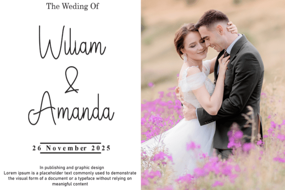 Beautiful Font - Preview 1