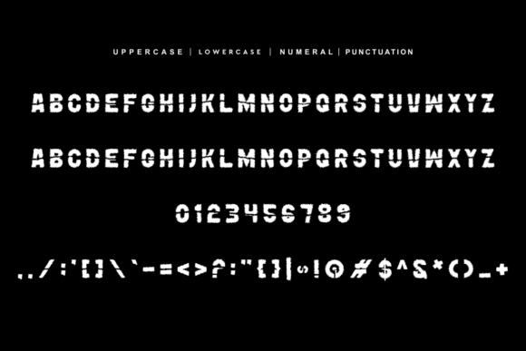 Broken Droper Font - Preview 4
