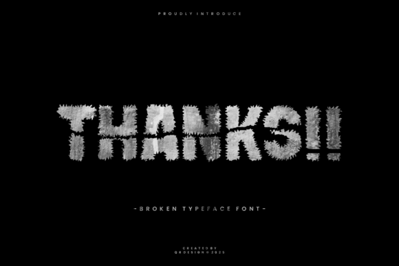 Broken Droper Font - Preview 5