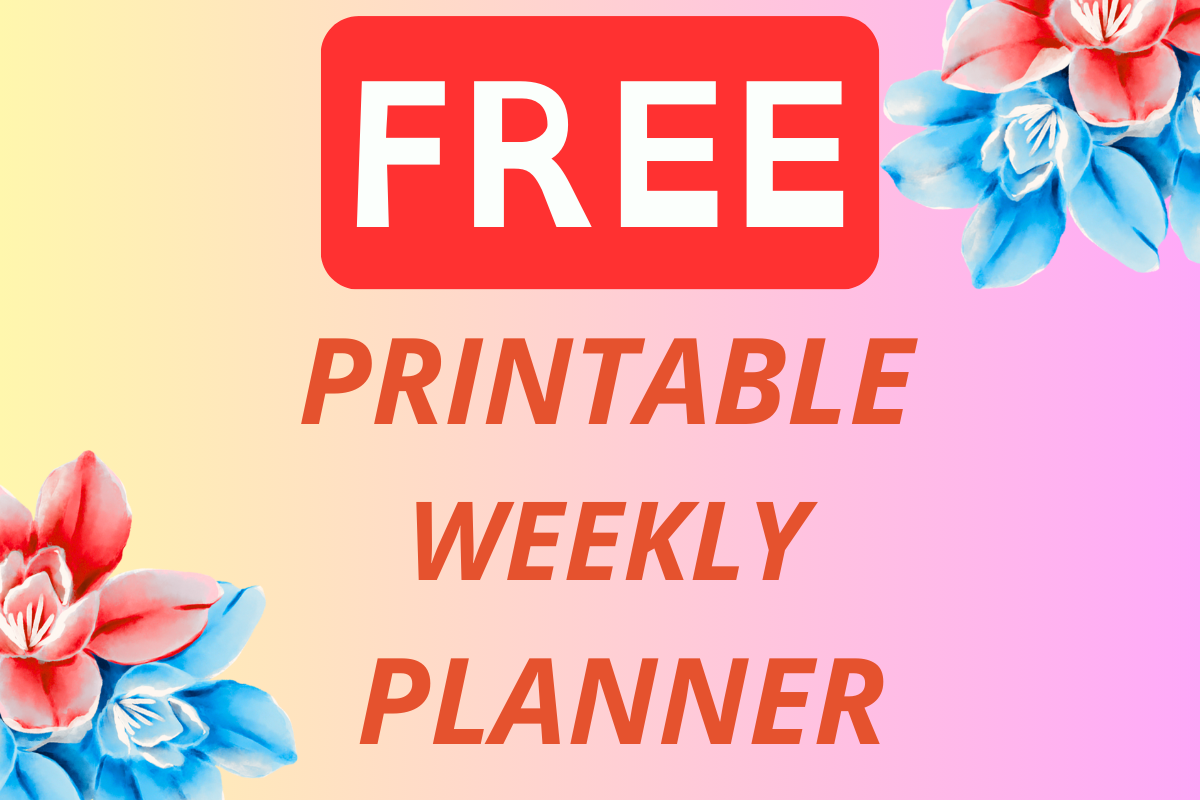 Free Weekly Planner Graphic by NovaMint Creative · Creative Fabrica