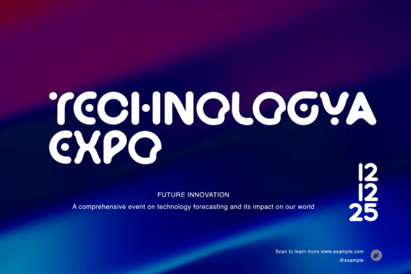 Geotech Font - Preview 1