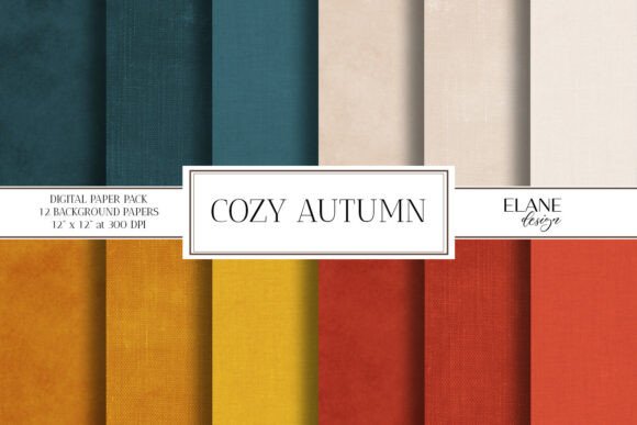Gentlemen Autumn Digital Printable Paper