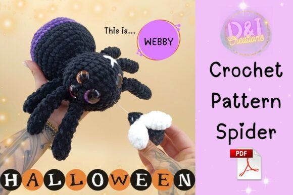 Interactive Spider Crochet Pattern PDF