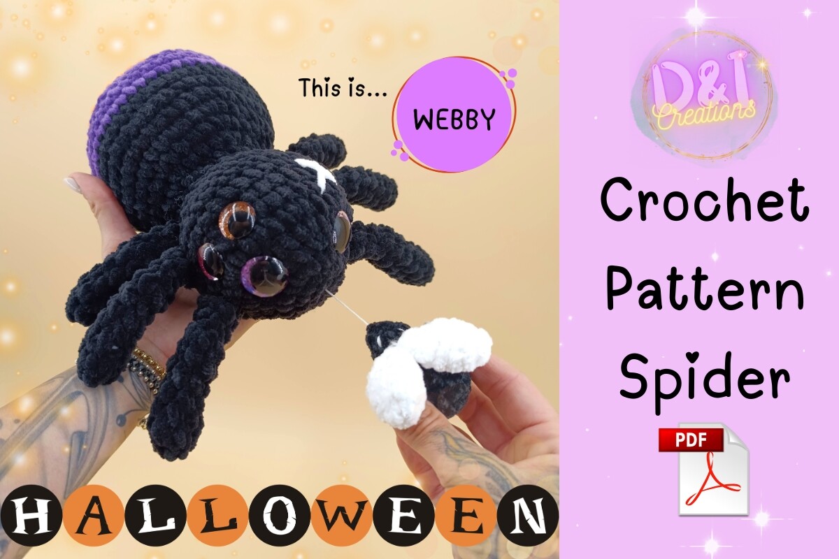 Interactive Spider Crochet Pattern PDF