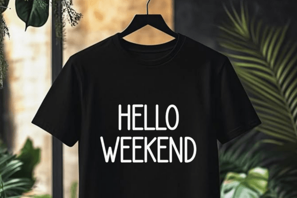 Monday School Font PNG with transparent background - Preview 1