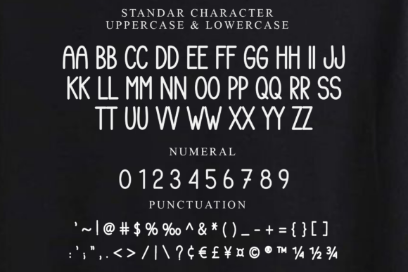 Monday School Font PNG with transparent background - Preview 6