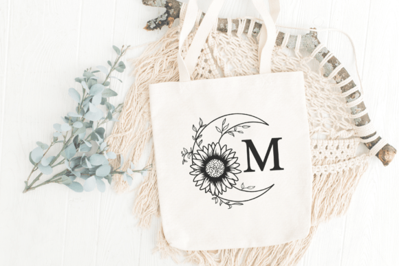 Moon Sunflower Font PNG with transparent background - Preview 5