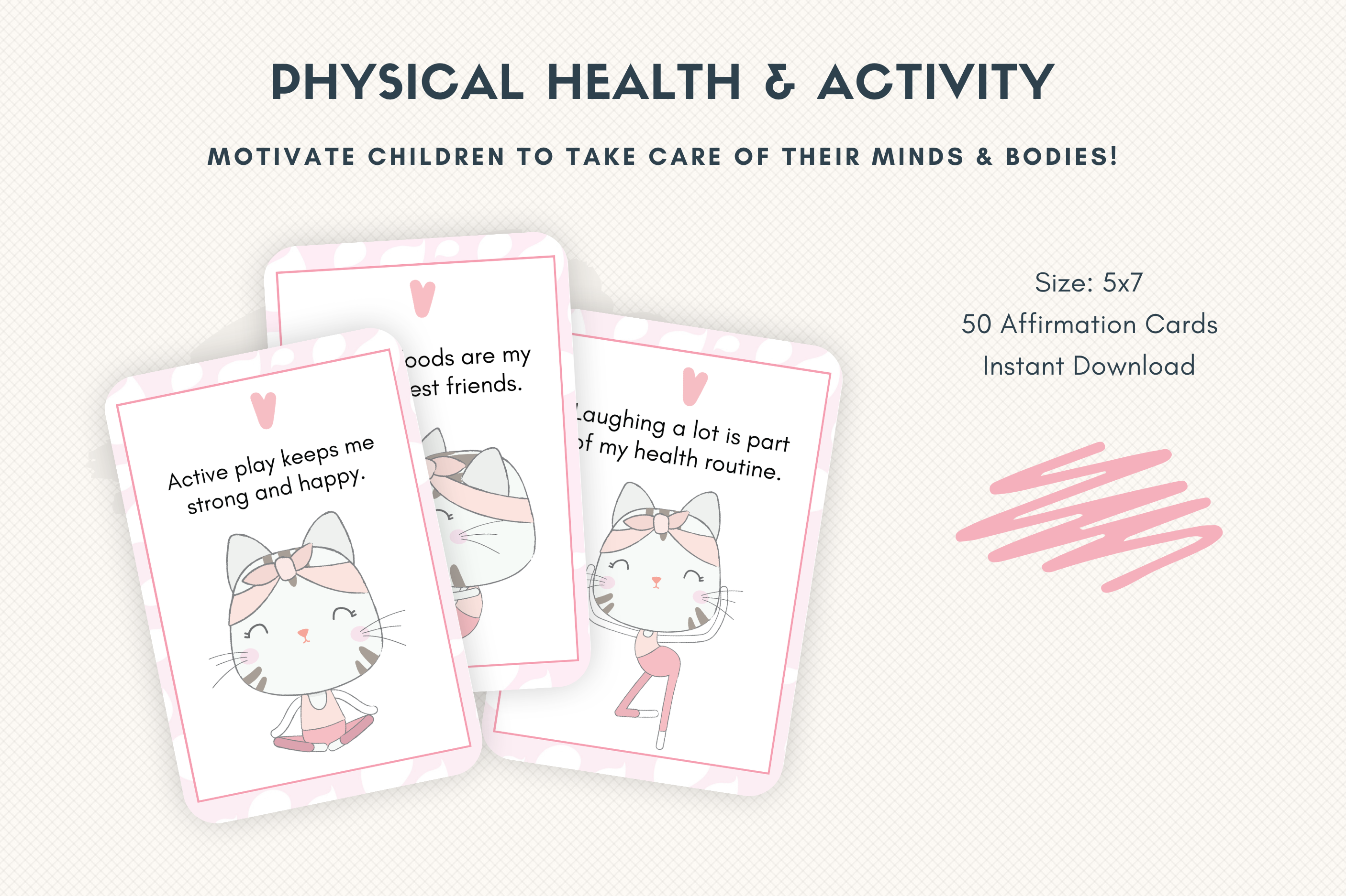 Physical Health & Activity Cards for Kid