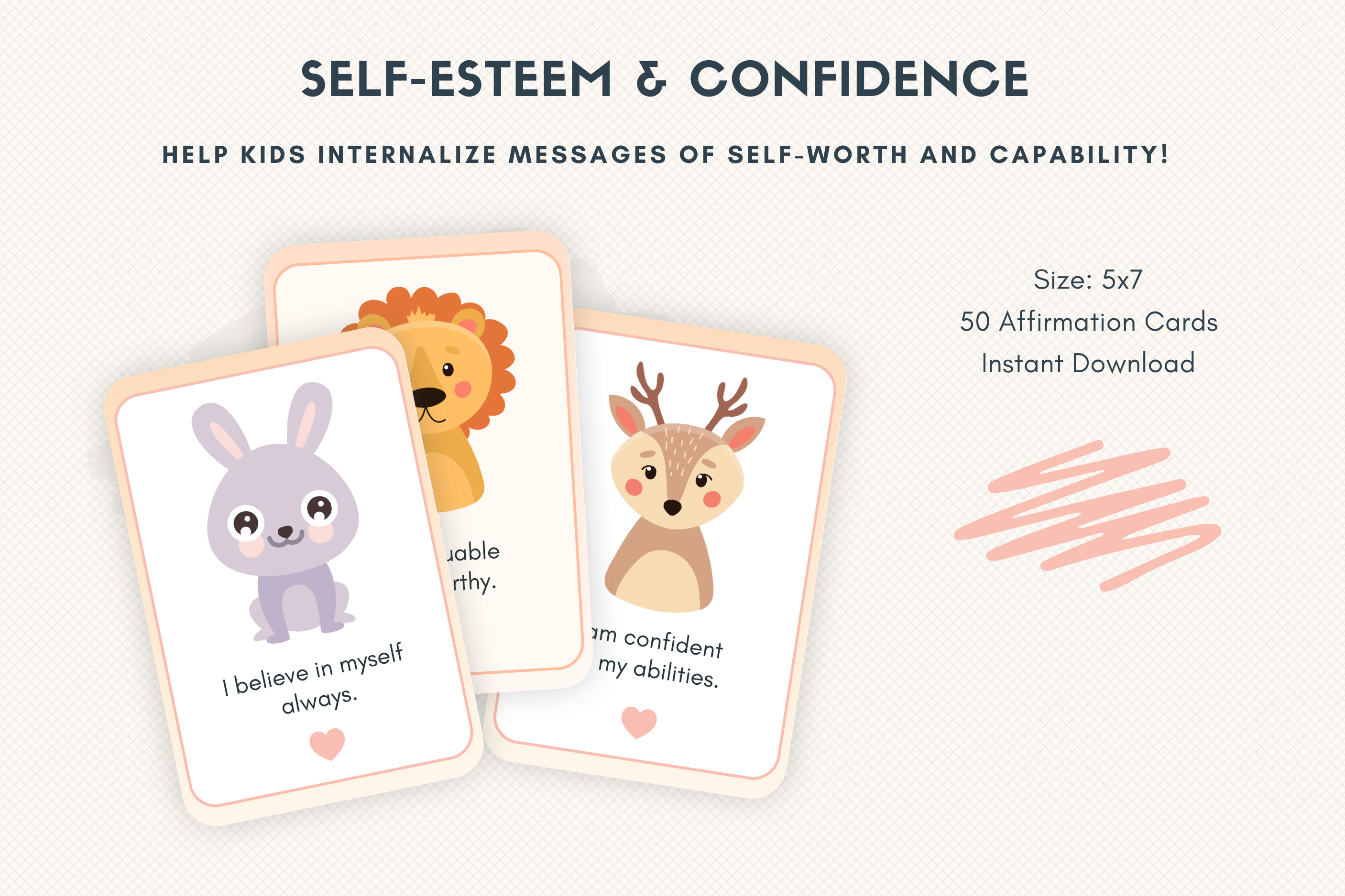 Self-Esteem & Confidence Cards for Kids
