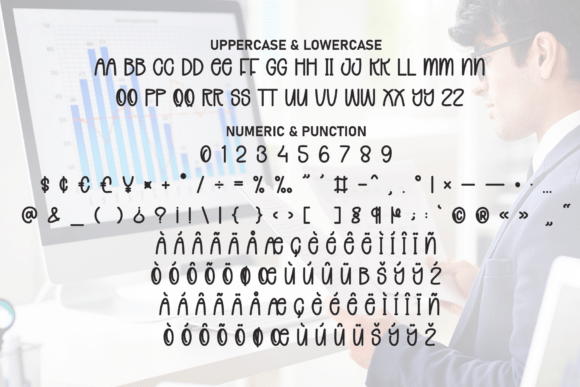Smart Metrics Font PNG with transparent background - Preview 6