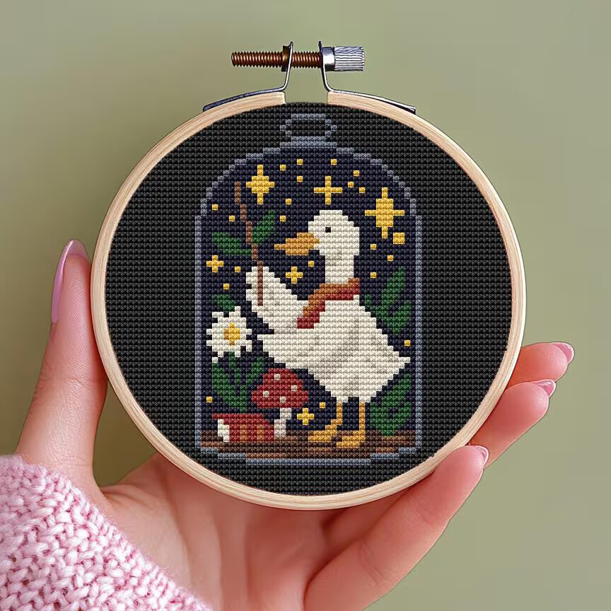 Agic Duck Cross Stitch Pattern PDF