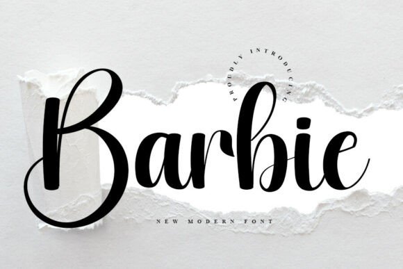 Barbie Script & Handwritten Font By ABBAsalam