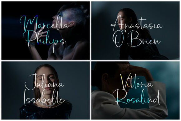 Black Scarlett Font - Preview 3