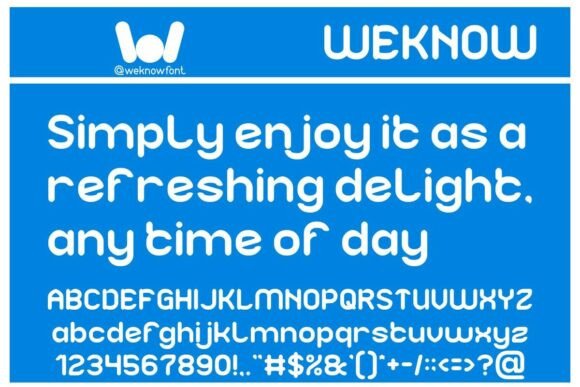 Bubbly Water Font - Preview 1