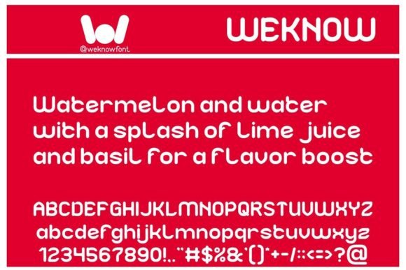 Bubbly Water Font - Preview 2