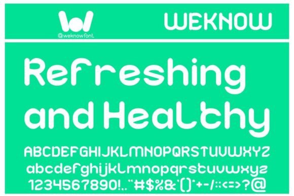 Bubbly Water Font - Preview 4