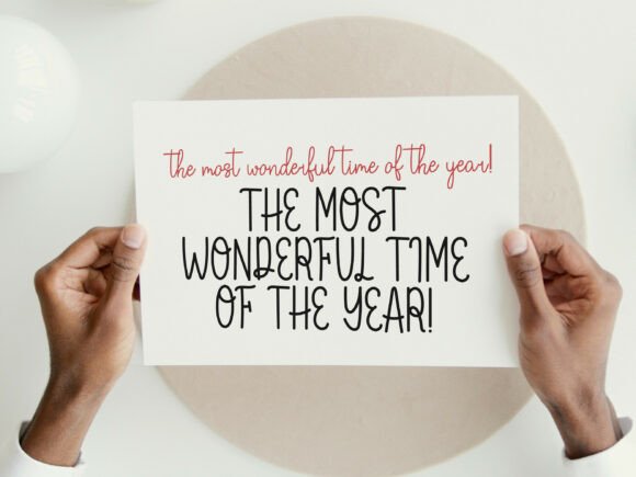 Christmas Wishes Font - Preview 3
