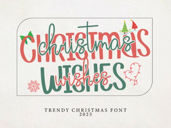 Christmas Wishes Font - Preview 4