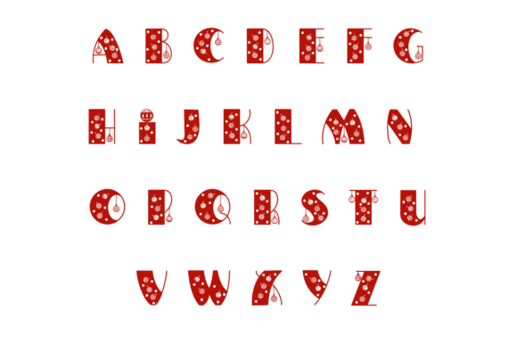 Christmas Ball Font font preview - 1