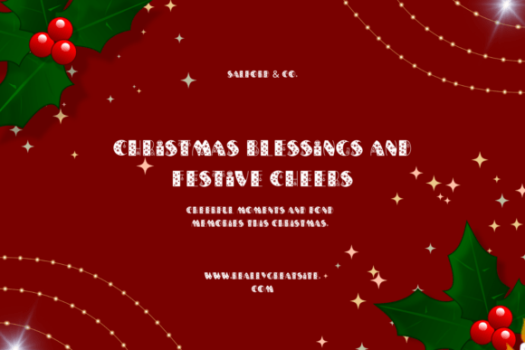 Christmas Ball Font font preview - 4